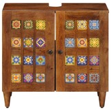 Wastafelkast Walnotenhout - 30% Korting