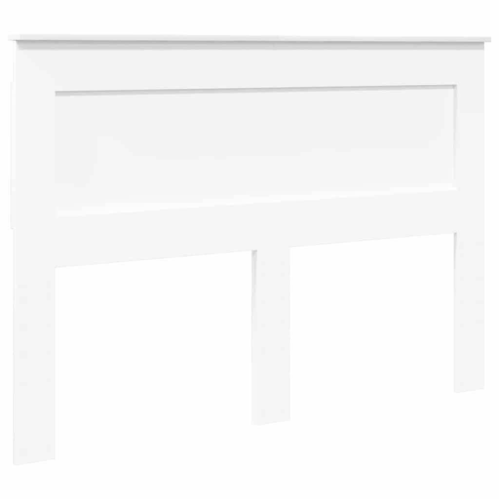 Hoofdbord Hoofdeinde Wit Bewerkt Hout 160 cm - 34% Korting