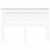 Hoofdbord Hoofdeinde Wit Bewerkt Hout 160 cm - 34% Korting