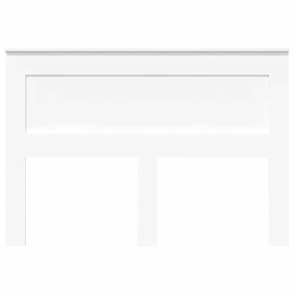 Hoofdbord Hoofdeinde Wit Bewerkt Hout 160 cm - 34% Korting