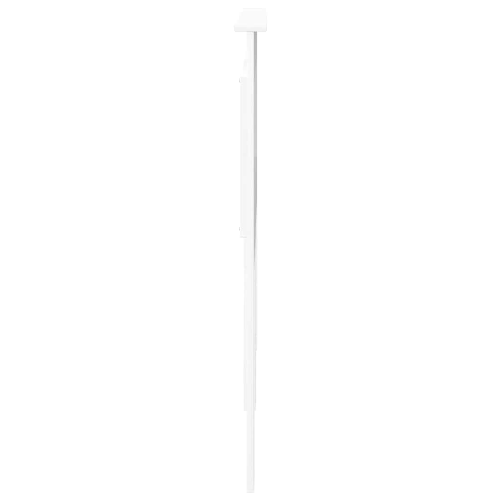 Hoofdbord Hoofdeinde Wit Bewerkt Hout 160 cm - 34% Korting