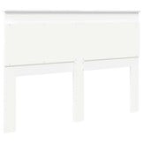 Hoofdbord Hoofdeinde Wit Bewerkt Hout 160 cm - 34% Korting