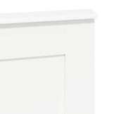 Hoofdbord Hoofdeinde Wit Bewerkt Hout 160 cm - 34% Korting