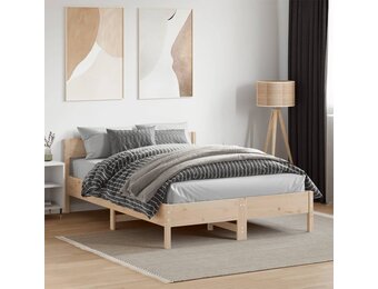 Massief Grenenhouten Bedframe 120x190 cm - 35% Korting