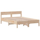 Massief Grenenhouten Bedframe 120x190 cm - 35% Korting