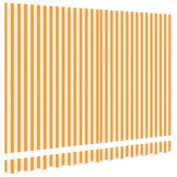 VidaXL Zonnedoek Vervanging Geel/Wit 330x195cm - 34% Korting