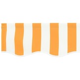 VidaXL Zonnedoek Vervanging Geel/Wit 330x195cm - 34% Korting