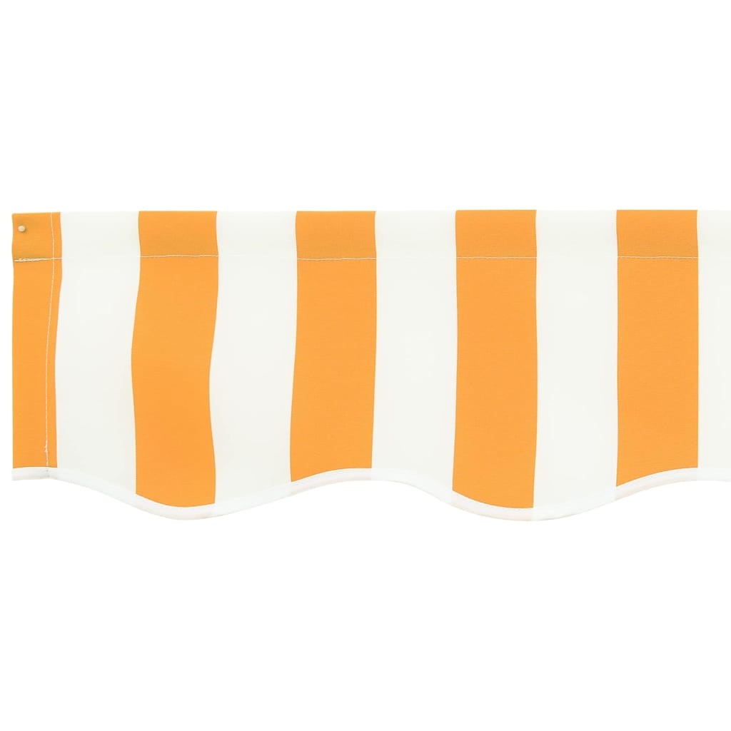 VidaXL Zonnedoek Vervanging Geel/Wit 330x195cm - 34% Korting