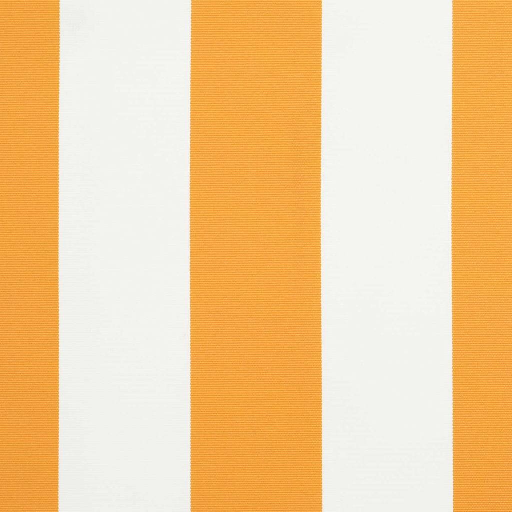VidaXL Zonnedoek Vervanging Geel/Wit 330x195cm - 34% Korting