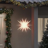 Opvouwbare LED Kerstster - 43 cm Wit - 82% Korting