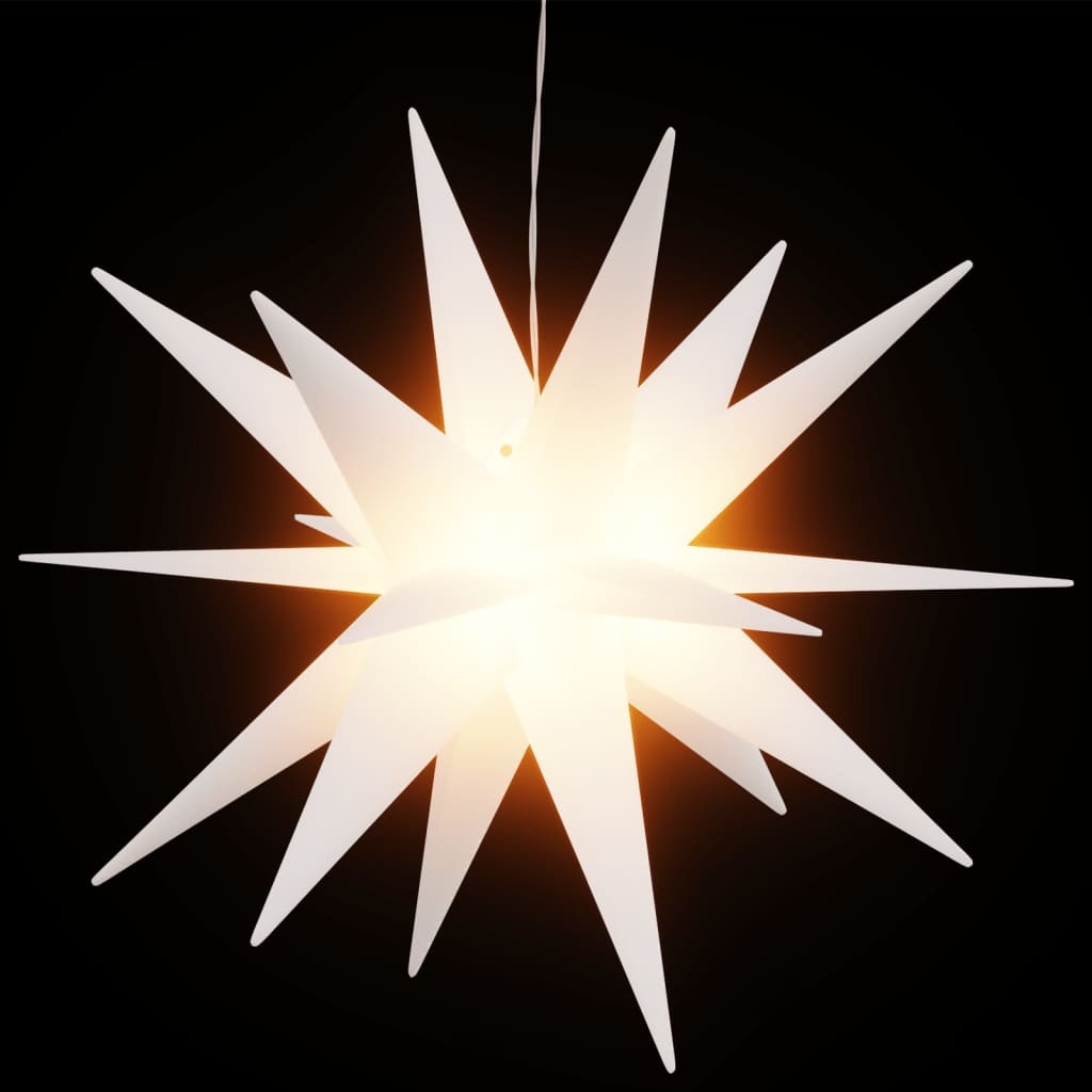 Opvouwbare LED Kerstster - 43 cm Wit - 82% Korting
