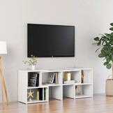 TV-meubel Hoogglans Wit Bewerkt Hout - 61% Korting