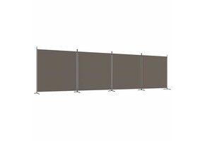 VidaXL Kamerscherm 4 Panelen, Stof Antraciet - 34% Korting