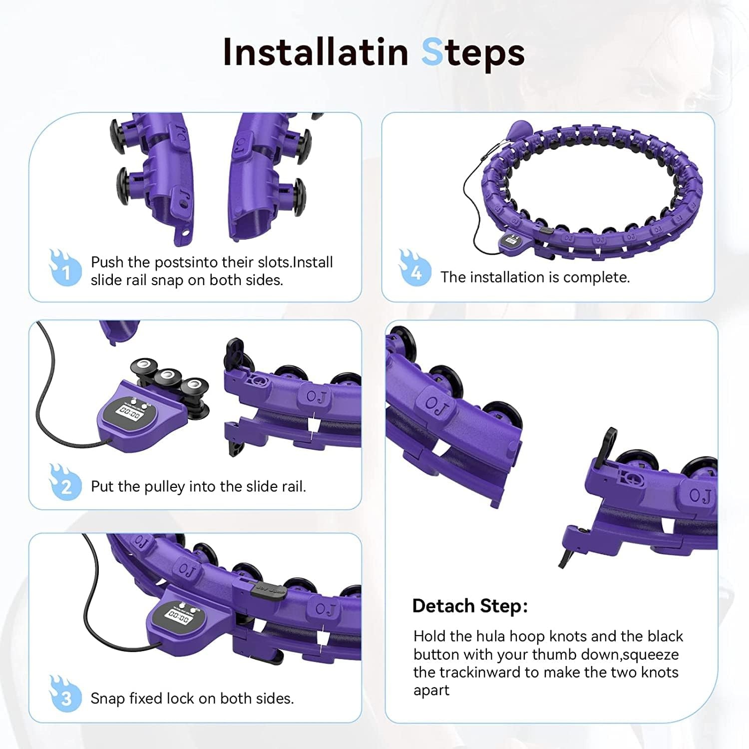 Smart Hoelahoep met 34% Korting - Verstelbaar & Telt Calorieën