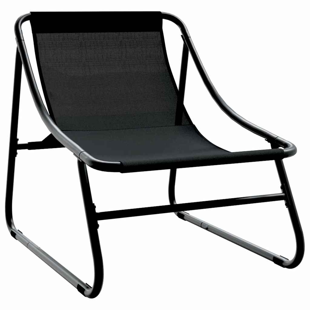 vidaXL Tuinset 3-delig Zwart Gepoedercoat Staal - 35% Korting