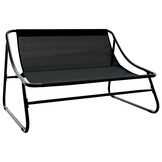 vidaXL Tuinset 3-delig Zwart Gepoedercoat Staal - 35% Korting