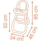 Smoby - Baby Nurse - Kinderstoel - Voor poppen tot 42 cm - Inclusief accessoires - Vanaf 18 maanden - Gemaakt in Frankrijk