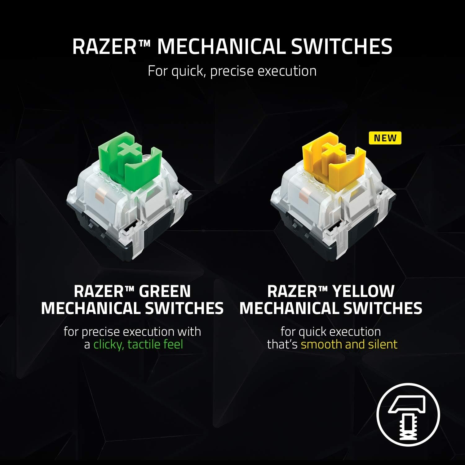 Razer BlackWidow V3 Pro (gele schakelaar) - Draadloos Mechanisch Gaming Toetsenbord (Stille Mechanische Schakelaars, RGB Chroma, Palm Rest, Bluetooth, USB-C) QWERTY US-Layout | Zwart