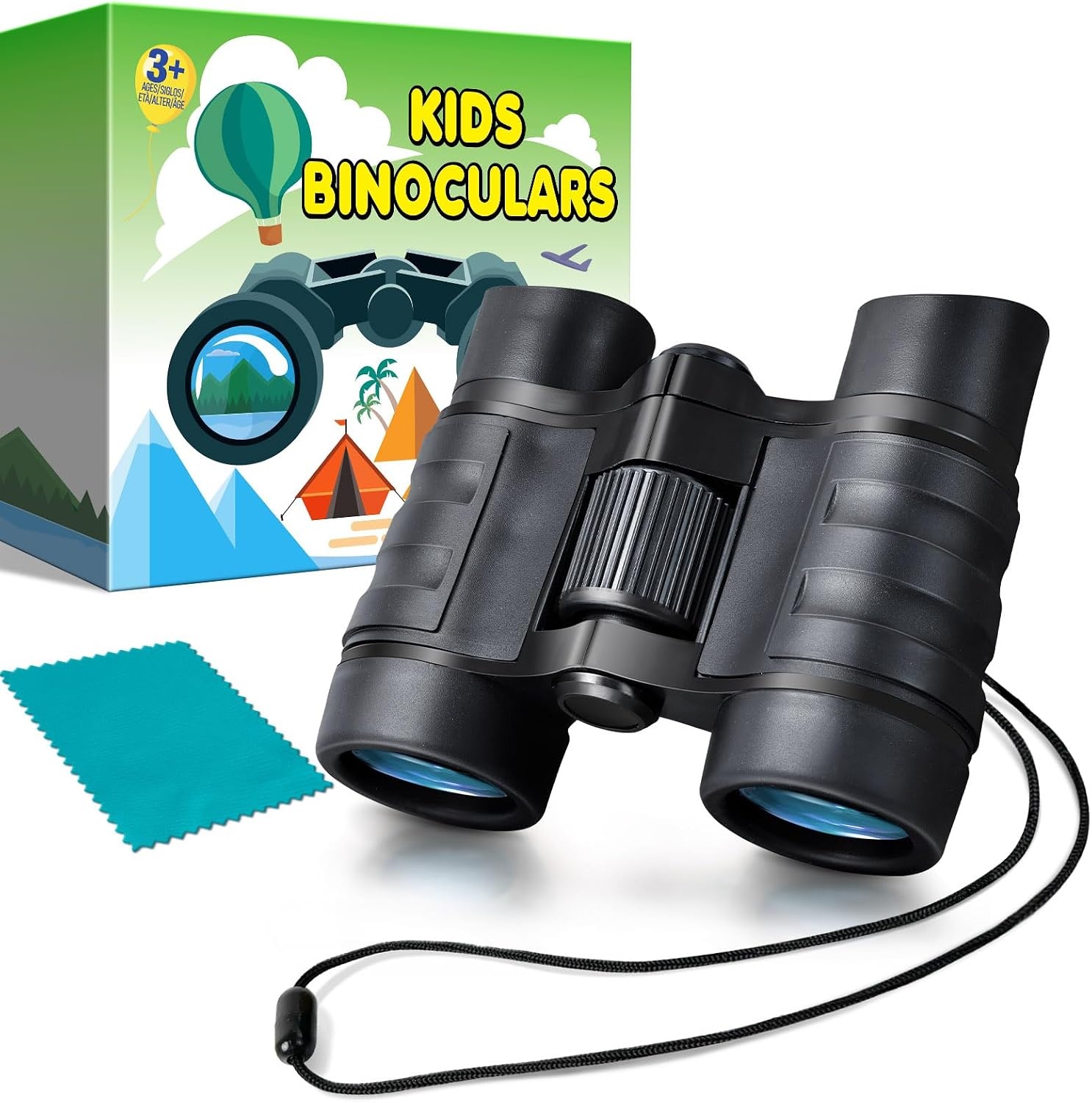 Binoculars for Kids, Kids Binoculars for 3-12 Boys Girls, Outdoor Toys | for Kids- Perfect for Bird Watching, Camping, and Outdoor Exploration