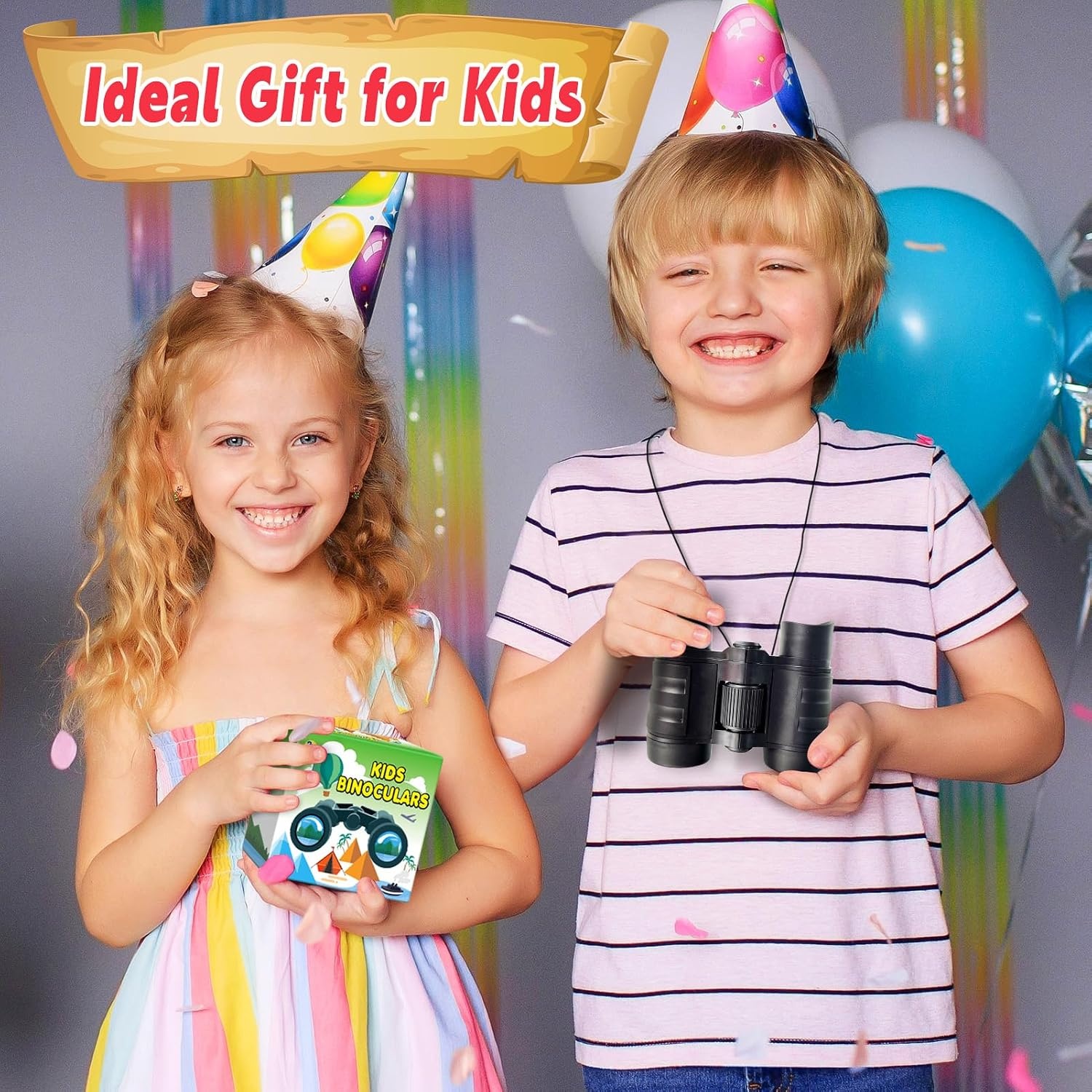 Binoculars for Kids, Kids Binoculars for 3-12 Boys Girls, Outdoor Toys | for Kids- Perfect for Bird Watching, Camping, and Outdoor Exploration