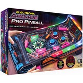 Merchant Ambassador Electronic Arcade Pro Pinball - Licht en geluid tafelspel, dubbel LED-scorebord, 10 professionele functies, volwassenen kinderen vanaf 6 jaar
