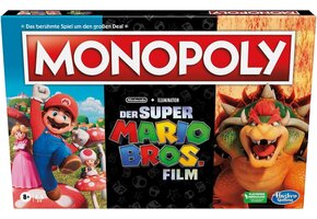 Monopoly Super Mario Bros. Film Editie Bordspel met Bowser Figuur | 50% Korting