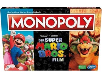 Hasbro Gaming Monopoly Super Mario Bros. Film Edition, bordspel voor kinderen, bevat Bowser speelfiguur
