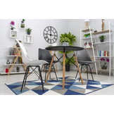 TODI ronde eettafel - 80cm - zwart