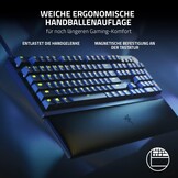 Razer Huntsman V2 (Paarse schakelaar) - Vrijwel latentievrij optisch gaming-toetsenbord (klikkende optische schakelaars, Doubleshot PBT keycaps, palmsteun) QWERTY DE-indeling | Zwart