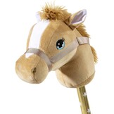 Heunec 741676 av2023-Heunec-heunec-8642d858 Paard stokpaard lichtbruin, bruin, 1 stuk (1 stuk)