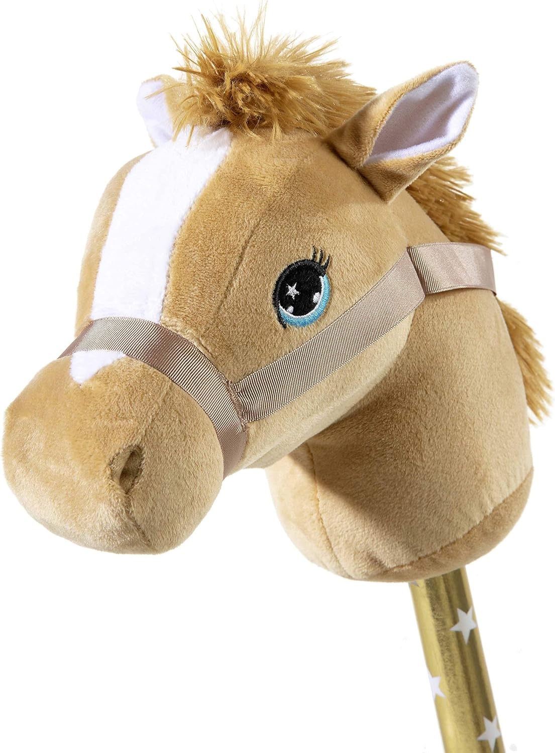 Heunec 741676 av2023-Heunec-heunec-8642d858 Paard stokpaard lichtbruin, bruin, 1 stuk (1 stuk)