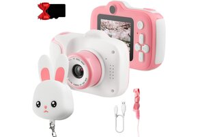 Kinder Digitale Camera Roze | 12 MP | 32GB SD-kaart | 52% Korting