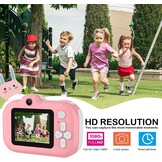 Etpark Kinder-Digitale Camera voor Meisjes 12 MP inclusief 32 GB SD-kaart - Roze