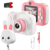 Etpark Kinder-Digitale Camera voor Meisjes 12 MP inclusief 32 GB SD-kaart - Roze