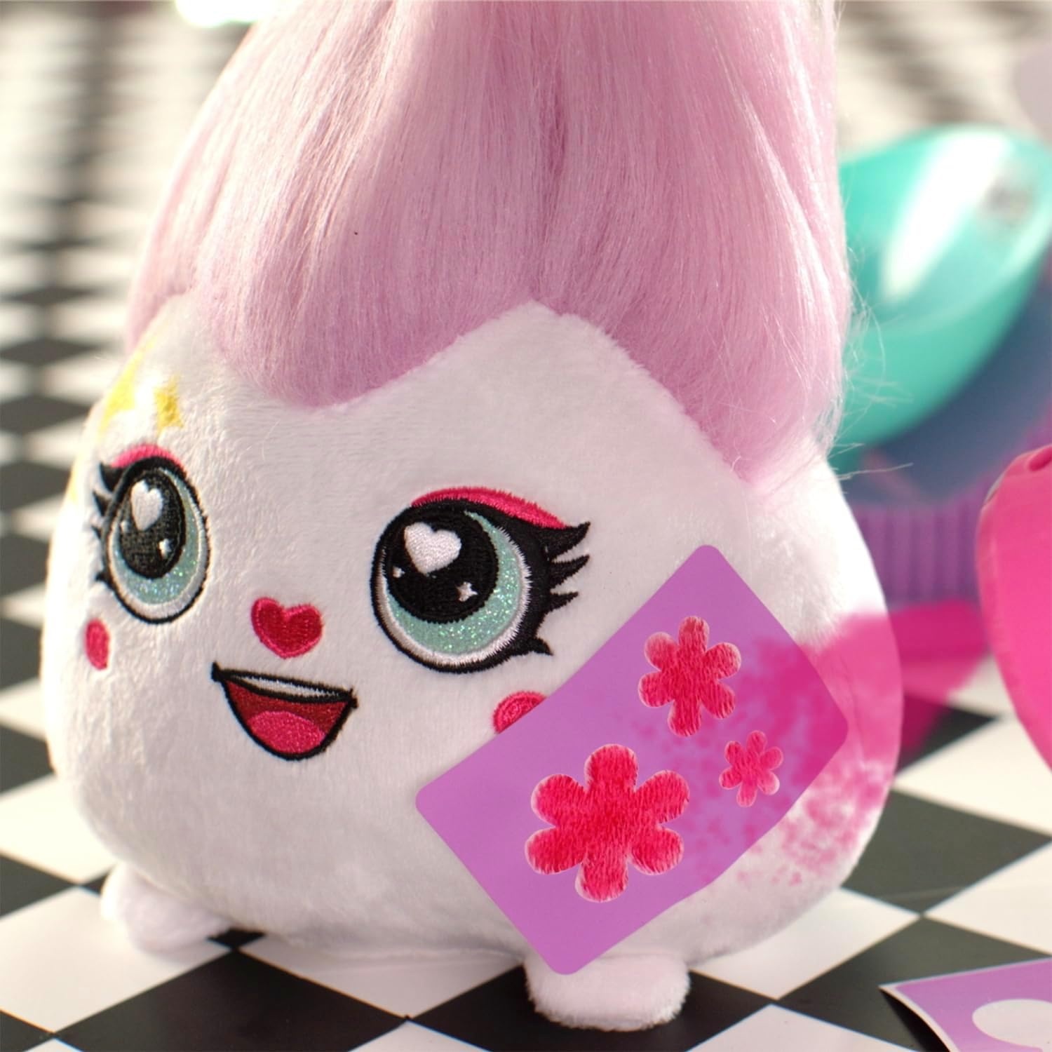 Canal Toys Airbrush Plush Hairiffic Salon met 120+ Stencils - Roze - 36 x 16 x 30 cm