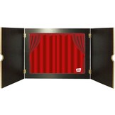 Premium Kamishibai Verteltheater voor DIN A3 kaarten - Houten lijst met boveninvoer