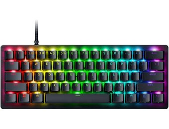 Razer Huntsman V3 Pro Mini - 60% analoog optisch Esports-toetsenbord - Razer Snap Tap & Rapid Trigger (multifunctionele digitale wijzerplaat en speciale bedieningsknoppen) US-Layout | Zwart