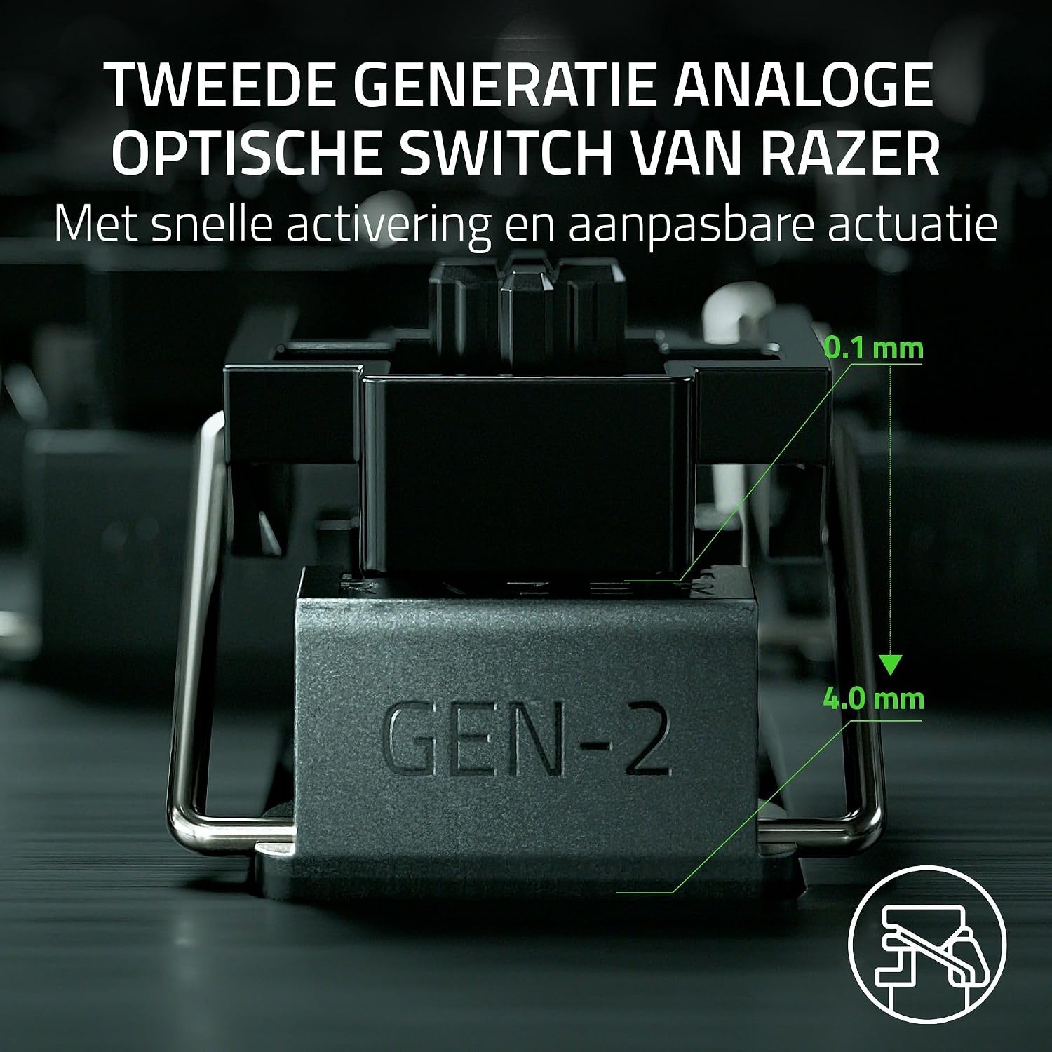 Razer Huntsman V3 Pro Mini - 60% analoog optisch Esports-toetsenbord - Razer Snap Tap & Rapid Trigger (multifunctionele digitale wijzerplaat en speciale bedieningsknoppen) US-Layout | Zwart