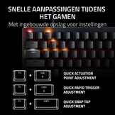Razer Huntsman V3 Pro Mini - 60% analoog optisch Esports-toetsenbord - Razer Snap Tap & Rapid Trigger (multifunctionele digitale wijzerplaat en speciale bedieningsknoppen) US-Layout | Zwart