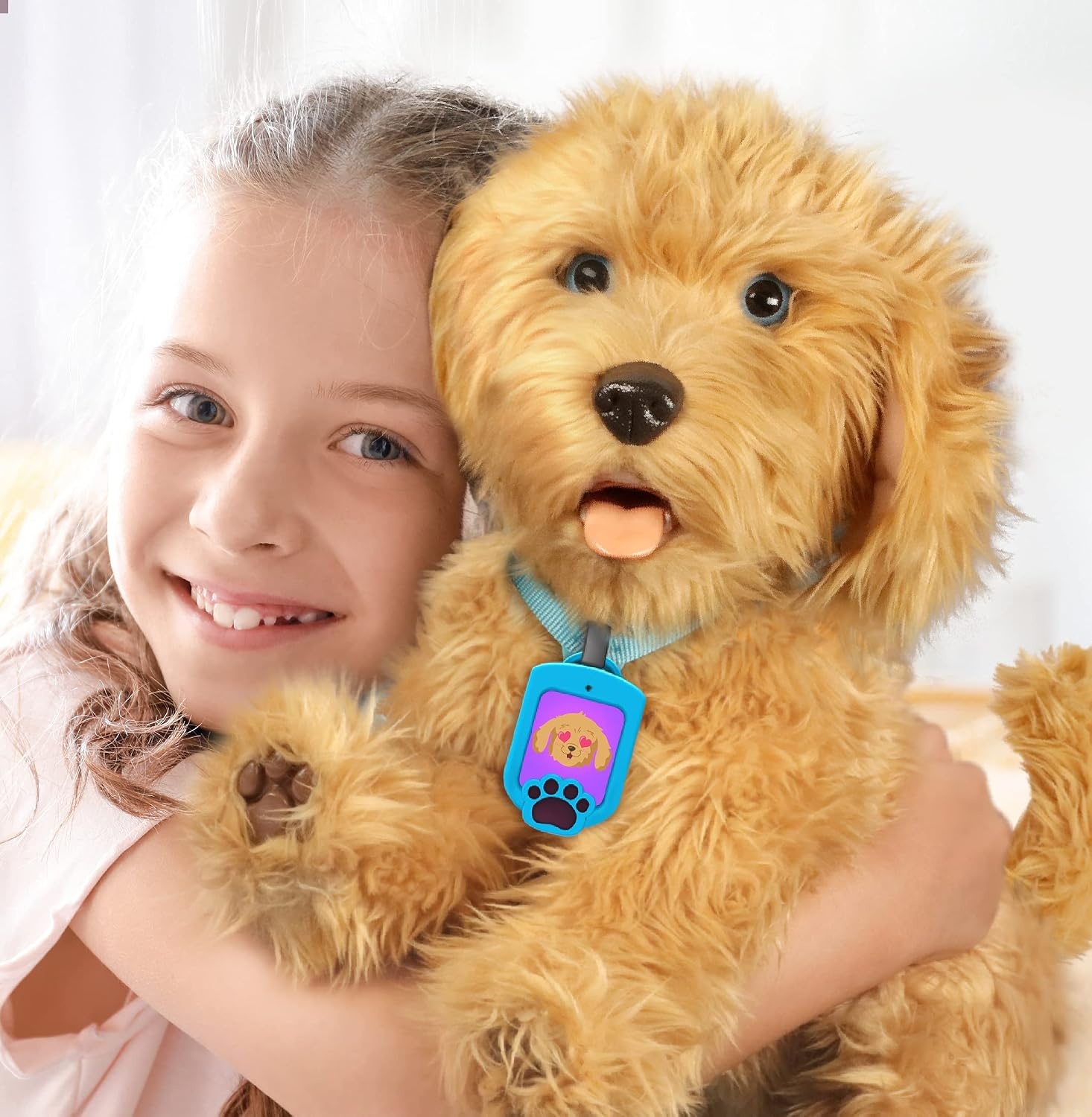 Joy Toy Moji Interactieve Labradoodle Puppy 35 cm