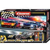 Carrera GO!!! GT Powerplay Autoracebaan met Ford Mustang en Ferrari 296 GT3 - 4,9 meter