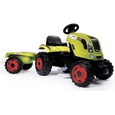 Smoby Farmer XL Claas Arion 400 Trap-Tractor met Aanhanger - Groen - 142 x 44 x 54,5 cm