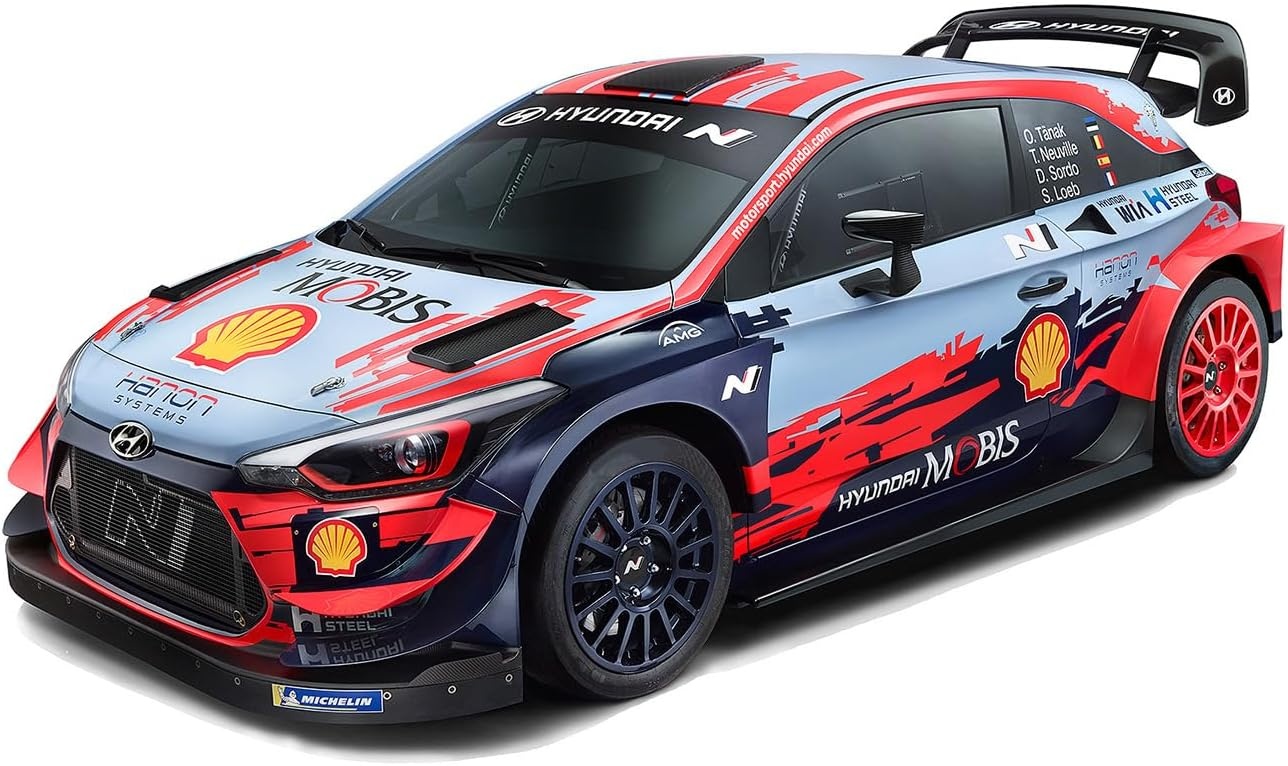 Ninco - NincoRacers Hyundai i20 WRC Radiografisch bestuurde auto met 500 mAh Li-ion accu en oplader inbegrepen, schaal 1/10, vanaf 6 jaar (NH93163)