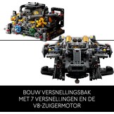 LEGO Technic McLaren P1 hypercar Bouwpakket voor Volwassenen en Decoratie, Modelauto op Schaal om te Verzamelen met V8-zuigermotor en 7 versnellingen, Cadeau voor Hem en Haar 42172
