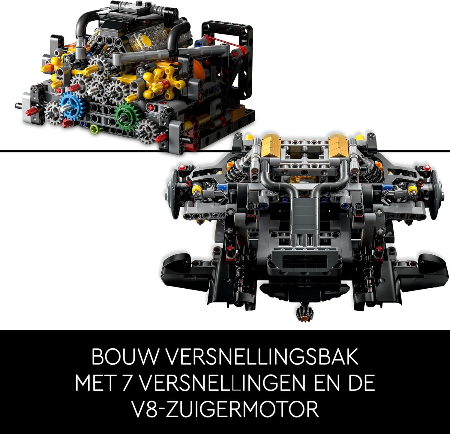 LEGO Technic McLaren P1 hypercar Bouwpakket voor Volwassenen en Decoratie, Modelauto op Schaal om te Verzamelen met V8-zuigermotor en 7 versnellingen, Cadeau voor Hem en Haar 42172