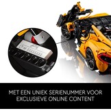 LEGO Technic McLaren P1 hypercar Bouwpakket voor Volwassenen en Decoratie, Modelauto op Schaal om te Verzamelen met V8-zuigermotor en 7 versnellingen, Cadeau voor Hem en Haar 42172