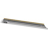 VEVOR Rolstoelhelling, capaciteit 363 kg, draagbare opvouwbare drempelhelling van aluminium, antislip, 121,92 cm, voor scooters, gehandicapten, treden, huis, trappen, deuren, randen