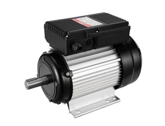 VEVOR Elektrische motor, 2,2 kW, eenfasige luchtcompressormotor, 2800 omw/min, AC 220-240 V, 13,8 A, frame 90L, B3, 24 mm sleutelas, CW/CCW rotatie voor landbouwmachines en apparatuur