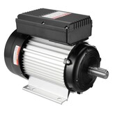 VEVOR Elektrische motor, 2,2 kW, eenfasige luchtcompressormotor, 2800 omw/min, AC 220-240 V, 13,8 A, frame 90L, B3, 24 mm sleutelas, CW/CCW rotatie voor landbouwmachines en apparatuur