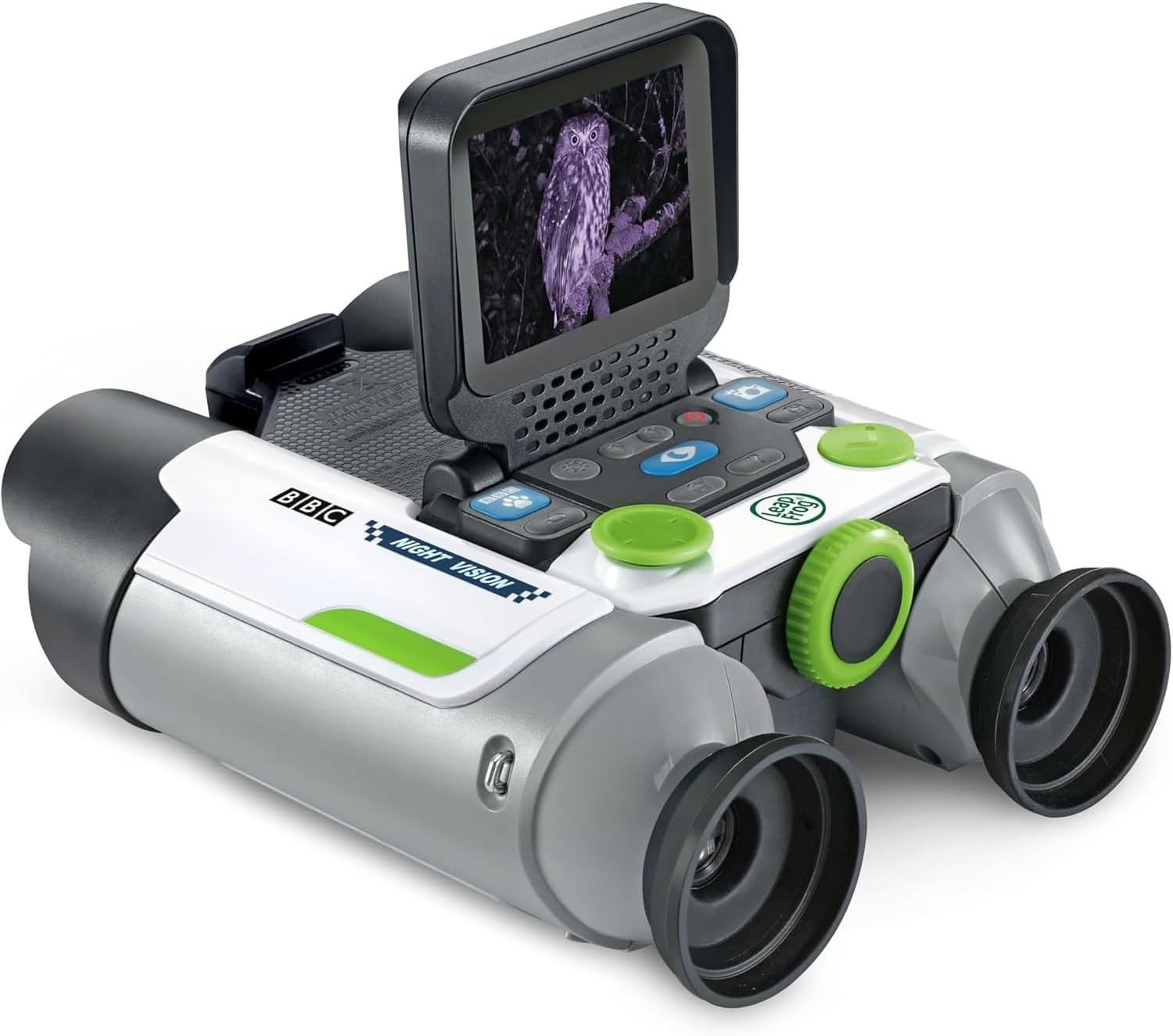 VTech Interactieve video, verrekijker voor kinderen met 6 spelmodi, lcd-kleurenscherm, meer dan 700 geïntegreerde BBC-inhoud, nachtzicht, Italiaanse taal, batterijen inbegrepen, 5-12 jaar